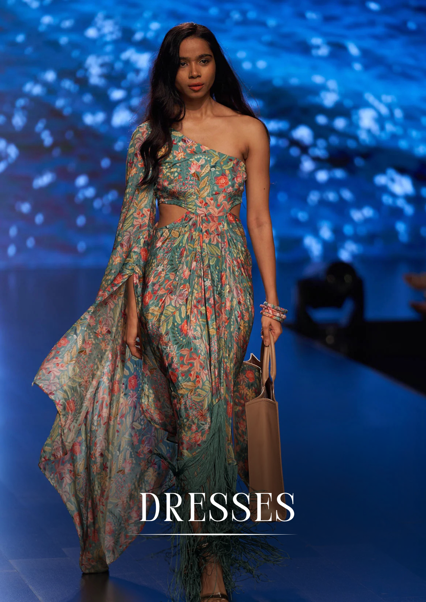 sachin and babi light blue dress Pink Holiday Dresses main image 1