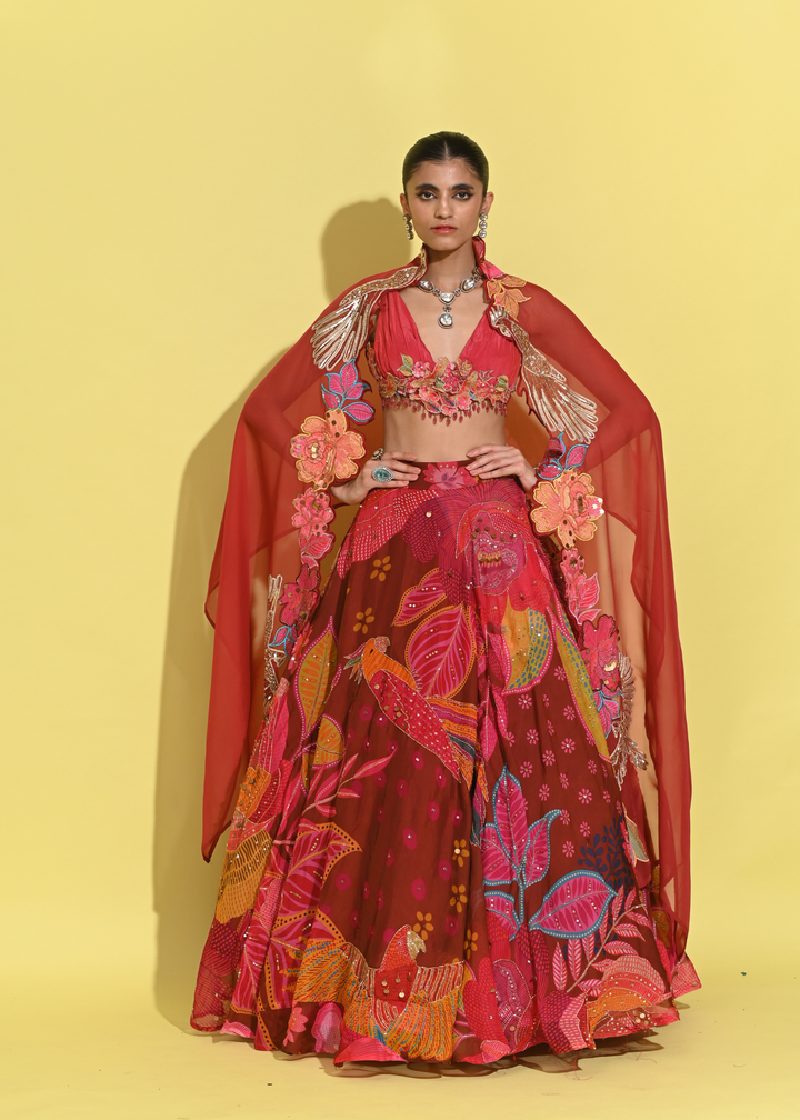 Ruby Woo Lehenga