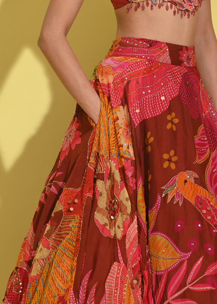 Ruby Woo Lehenga