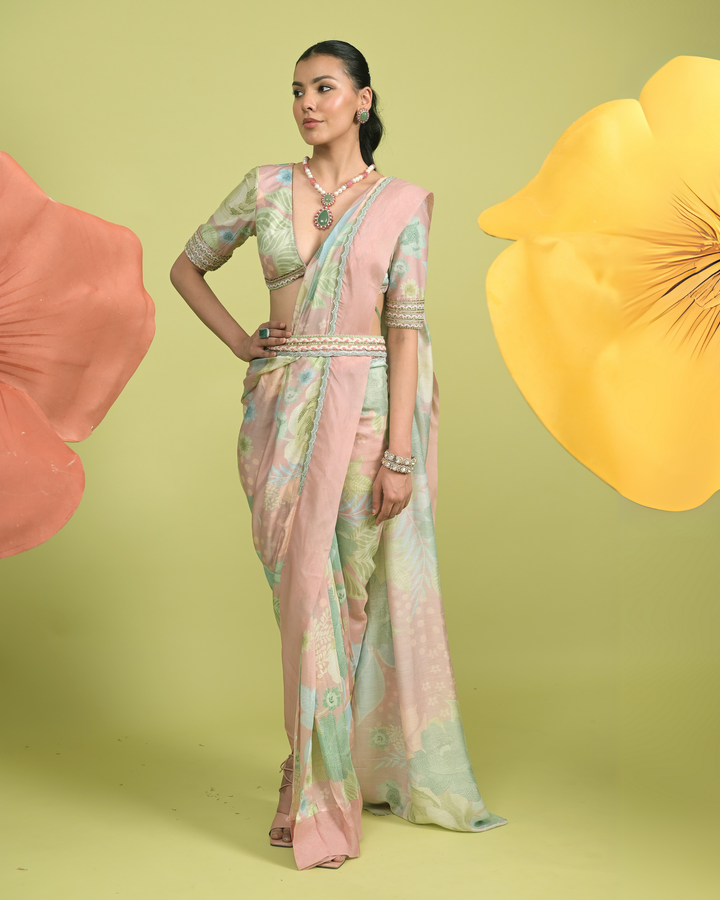Blossom Saree with Blouse