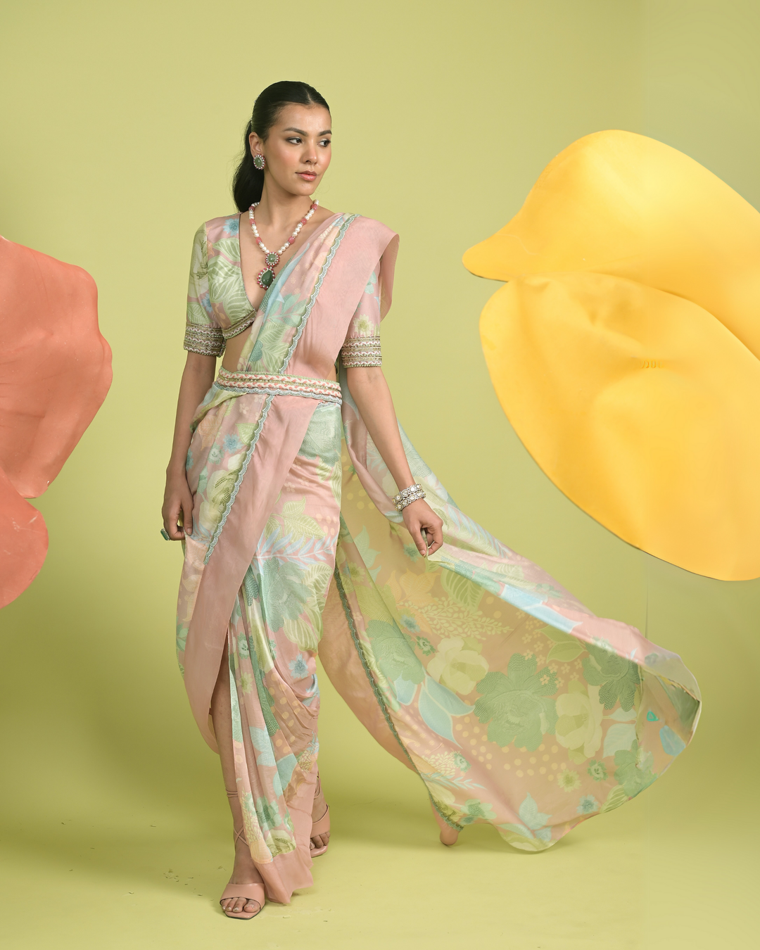 Blossom Saree with Blouse