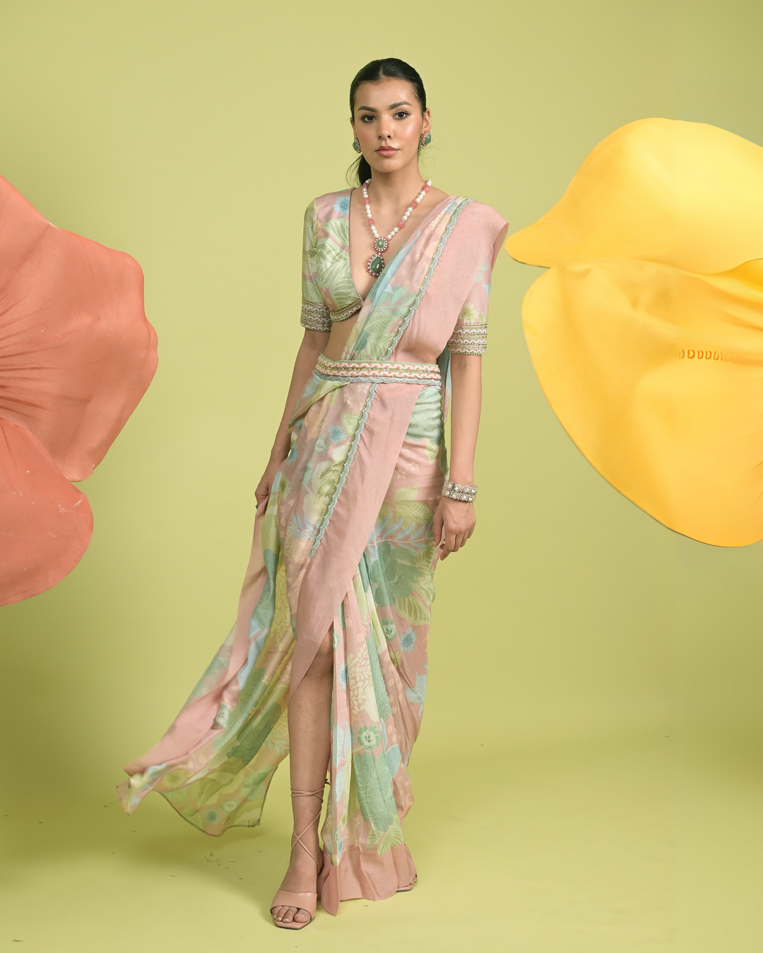 Blossom Saree with Blouse