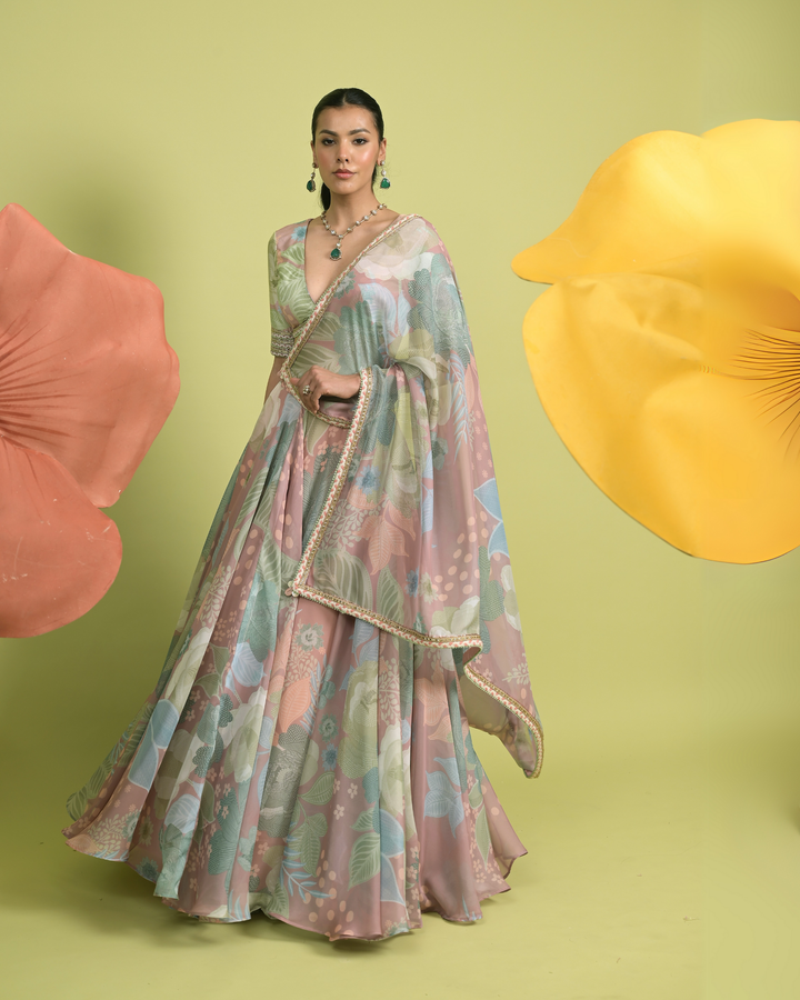 Empress Rose Lehenga Set