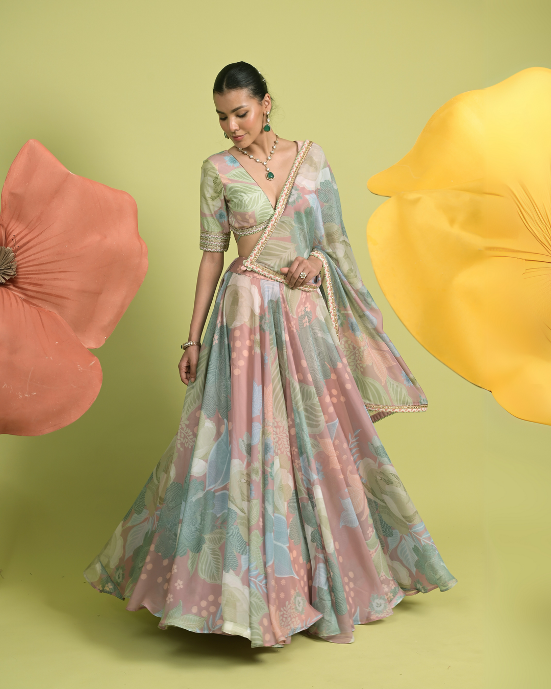 Empress Rose Lehenga Set