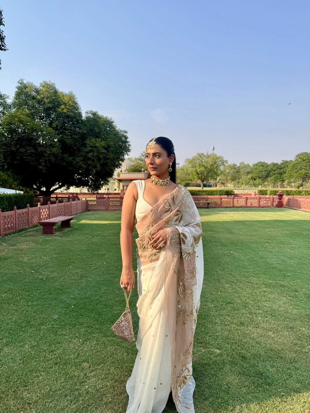 Shivangini in Zarina Saree