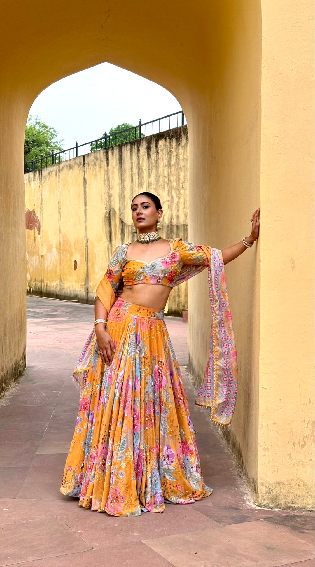 Shivangani in Amber Affair Lehanga