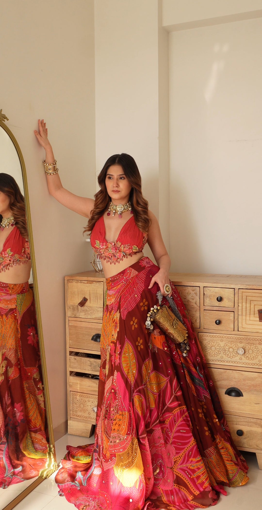 Kritika Roopchandani in Dhoomdham Lehenga