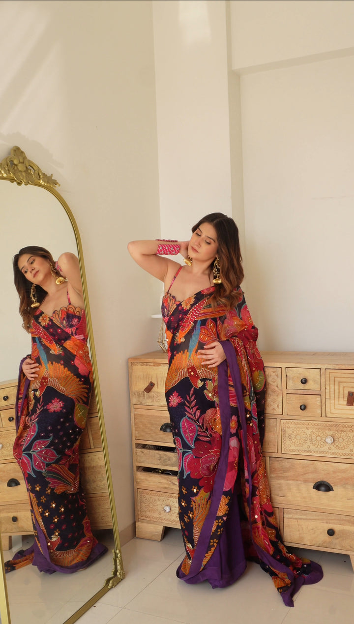 Kritika Roopchandani in Glam Warp saree