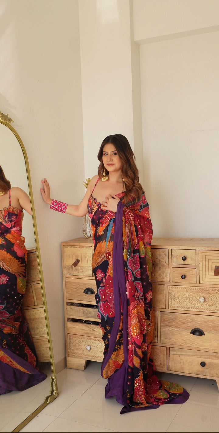 Kritika Roopchandani in Glam Warp saree