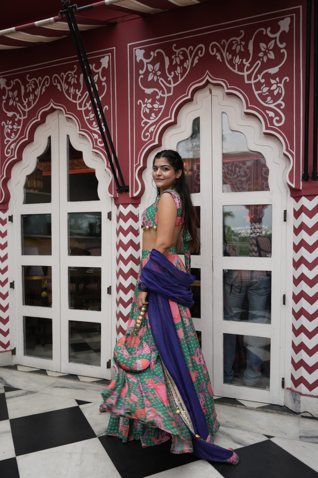 Boho Girl in Boho Lehenga
