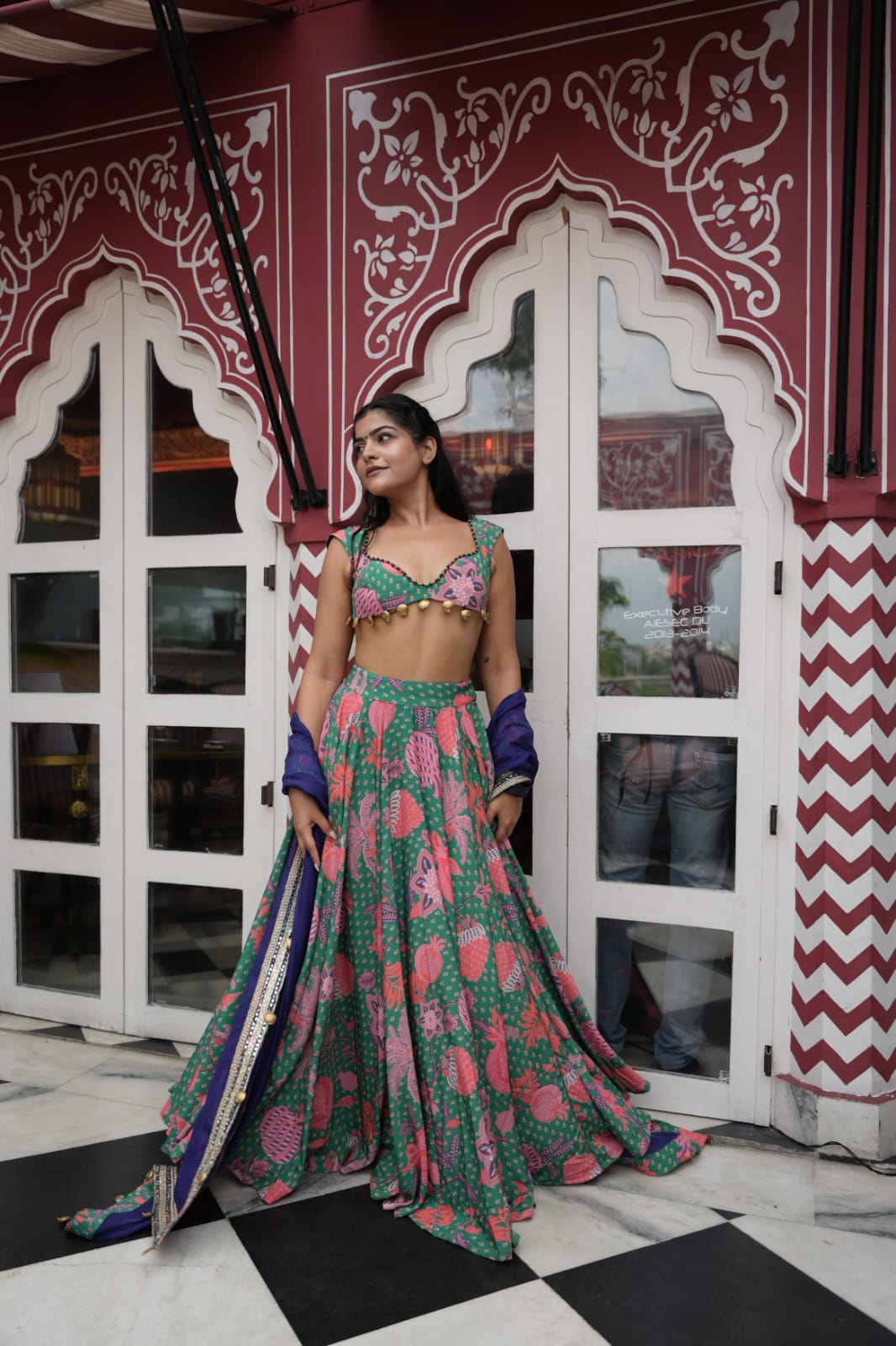 Boho Girl in Boho Lehenga