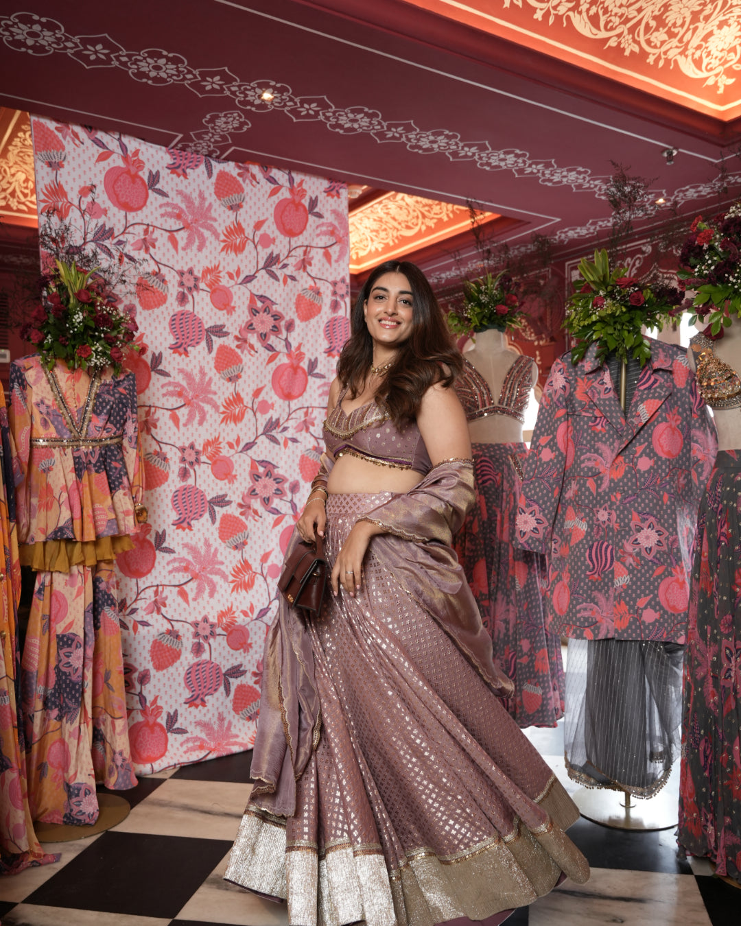 Sukhmani Bedi in Moondust Lehenga