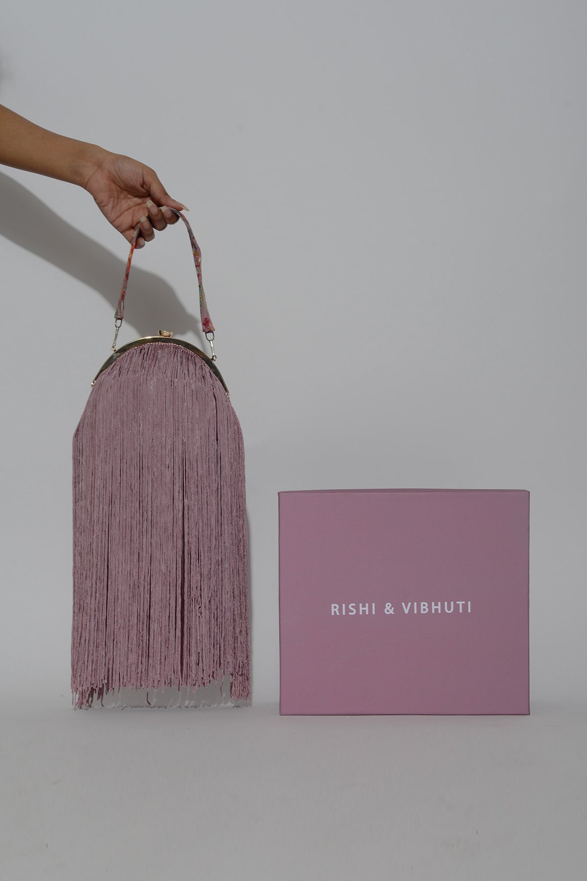 Pink Fringe Purse