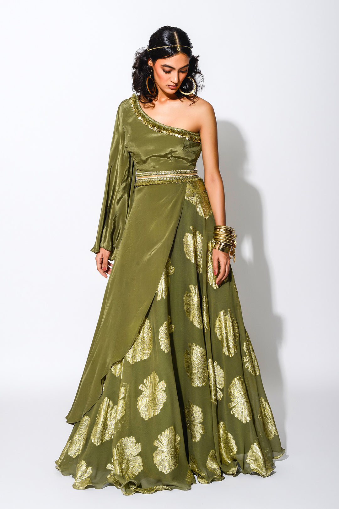 Olive Asymmetrical Set