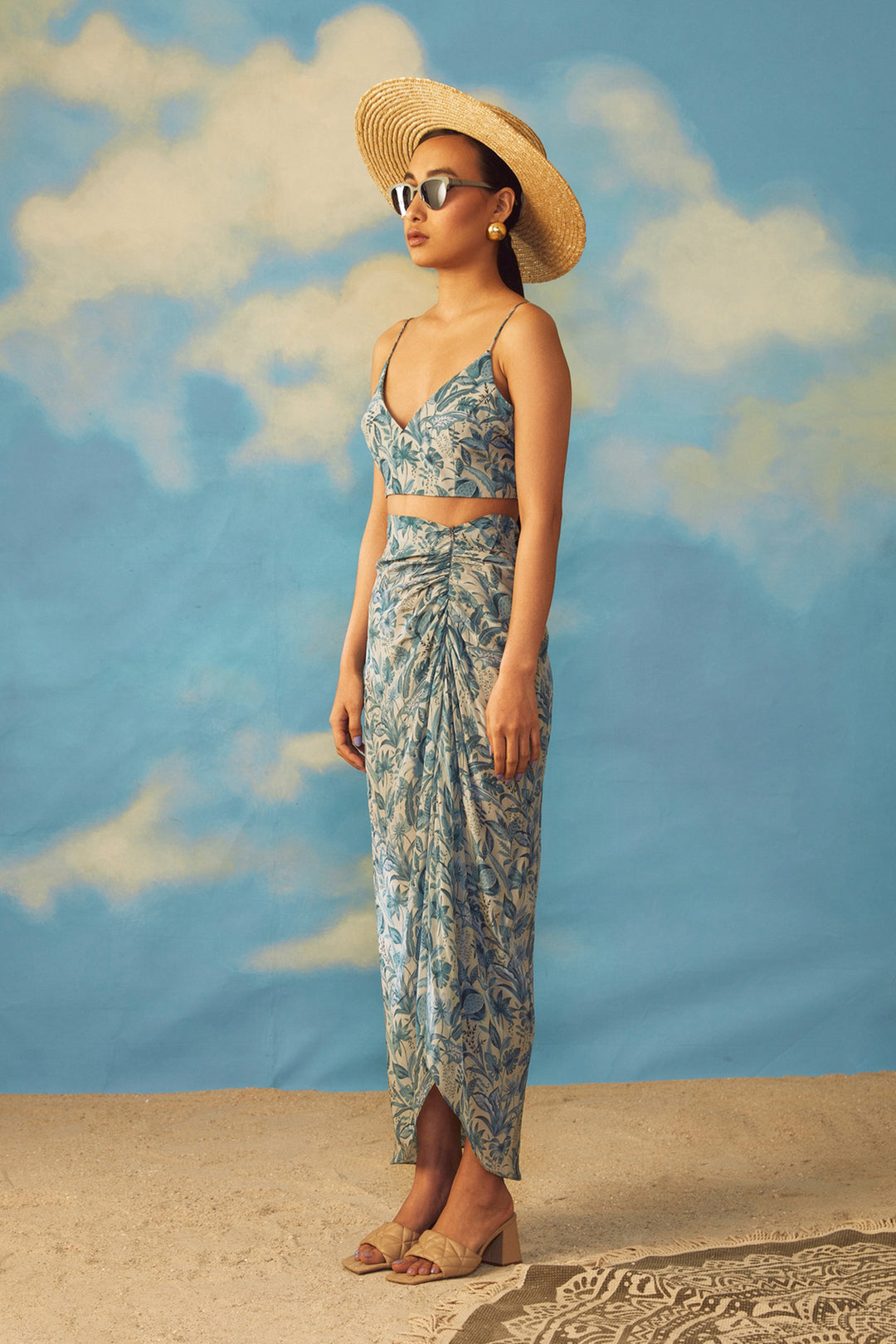 Pencil Skirt And Blouse