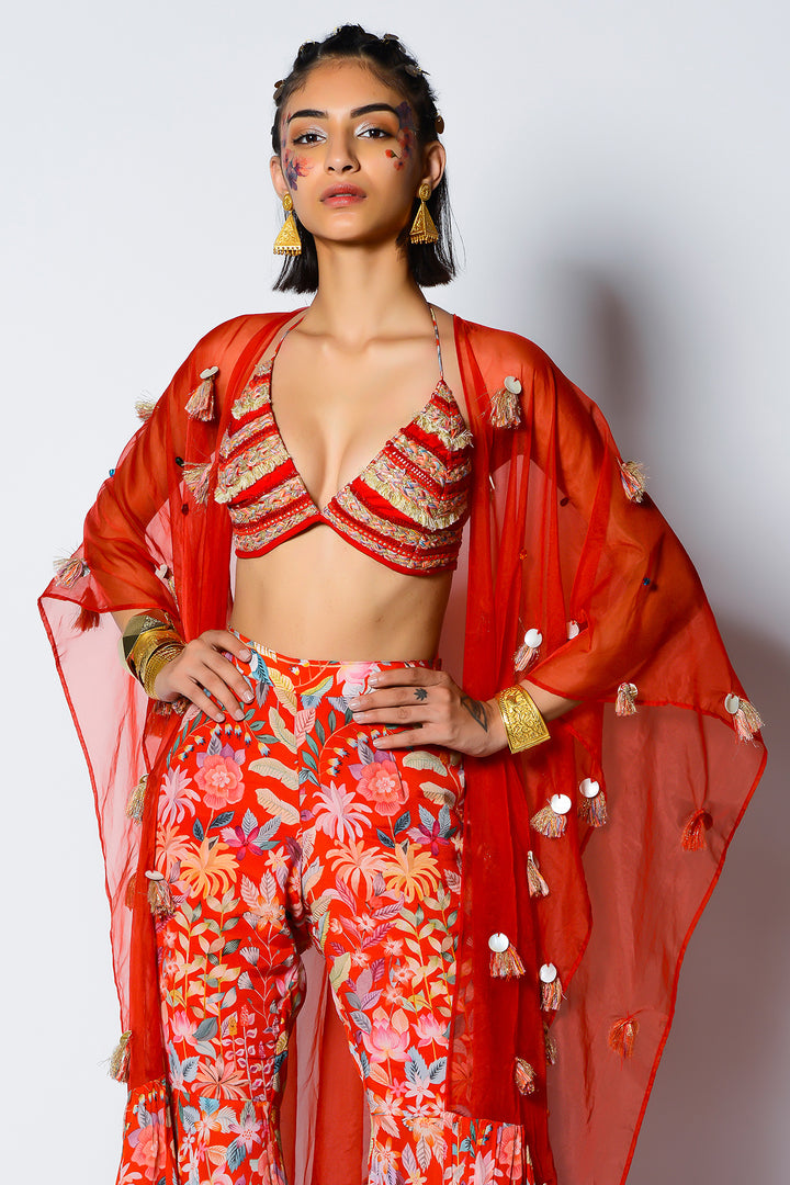 Periwinkle Overlay Cape 2.0