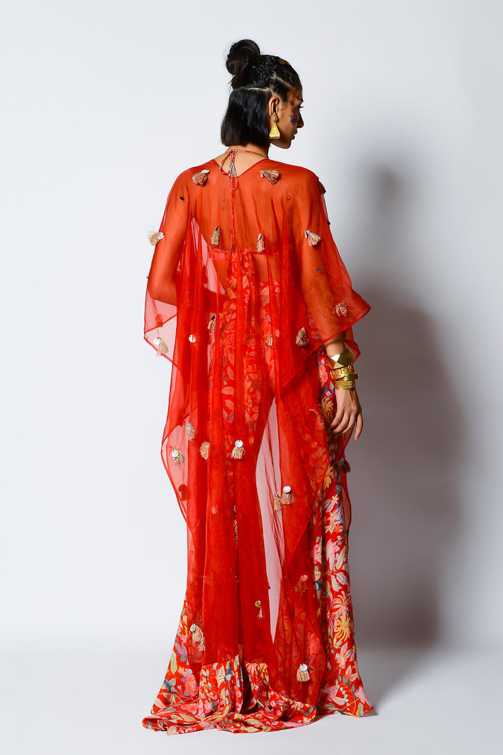 Periwinkle Overlay Cape 2.0