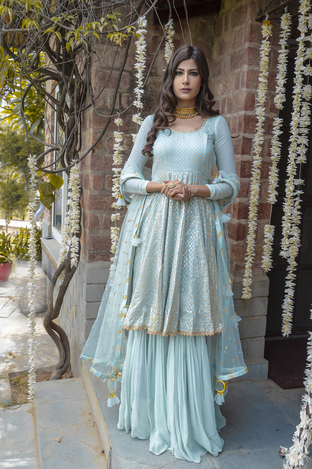 Baby Blue Anarkali Baby Blue Anarkali
