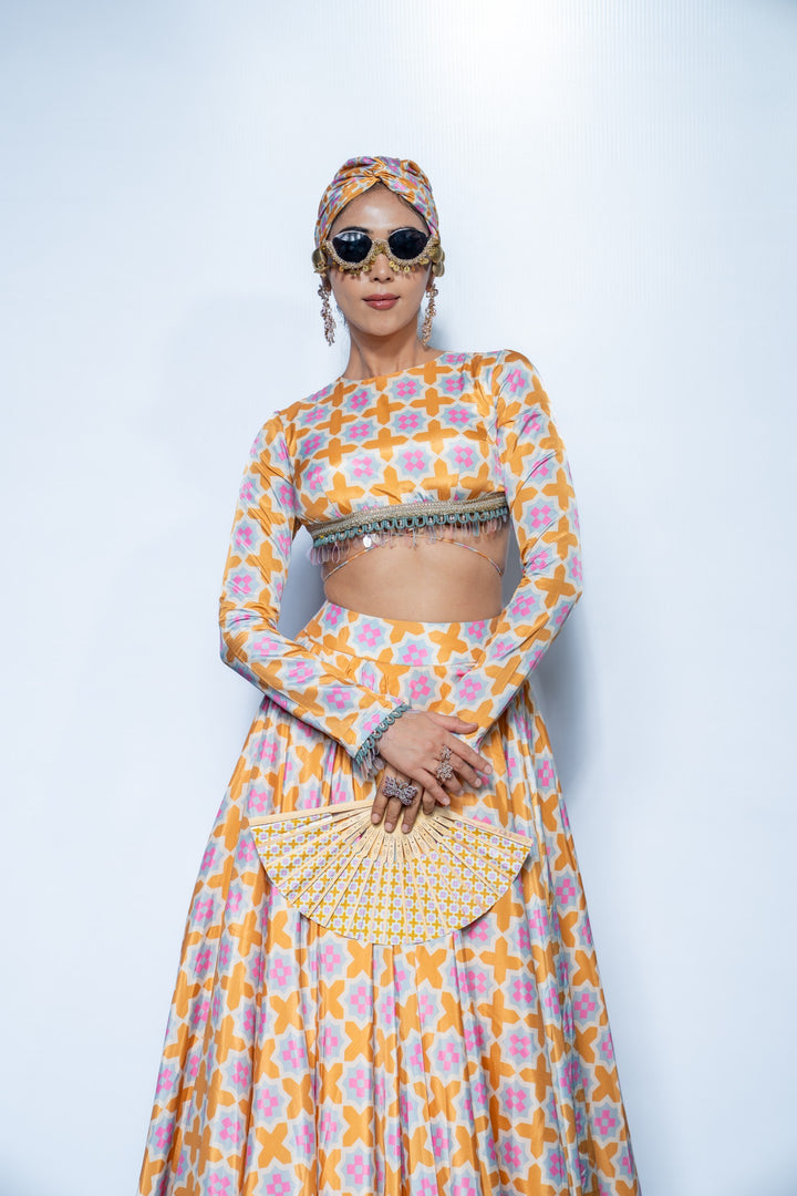 Sunset Lehenga Set
