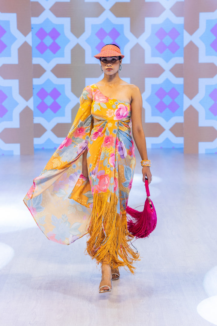 Marigold TFD Fringe Dress