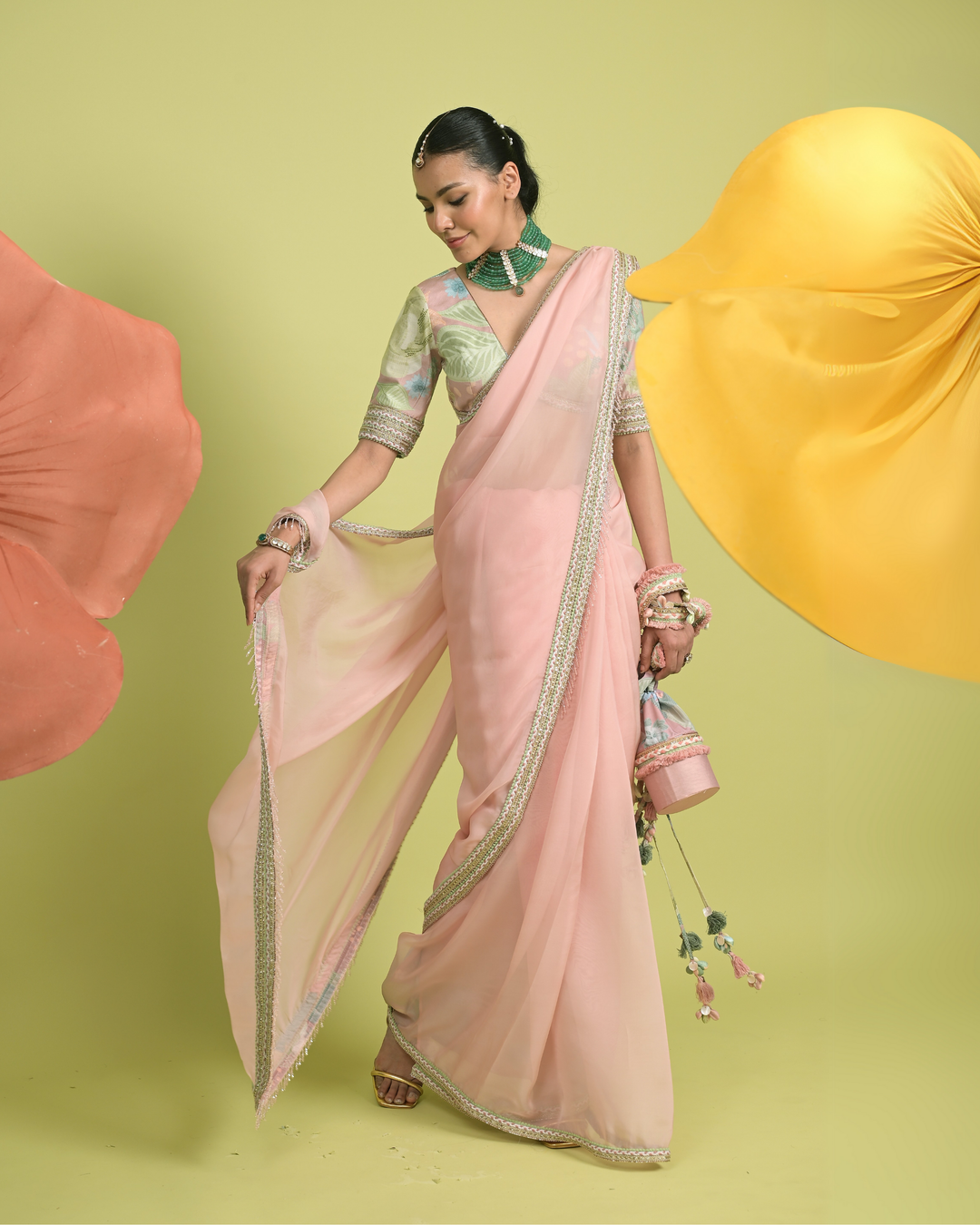 Elysian Blush Saree