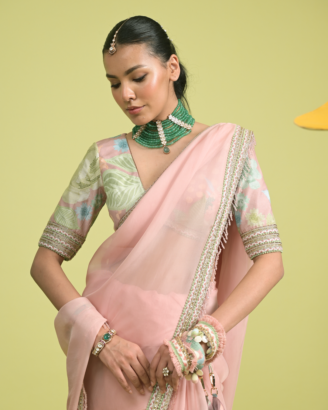 Elysian Blush Saree