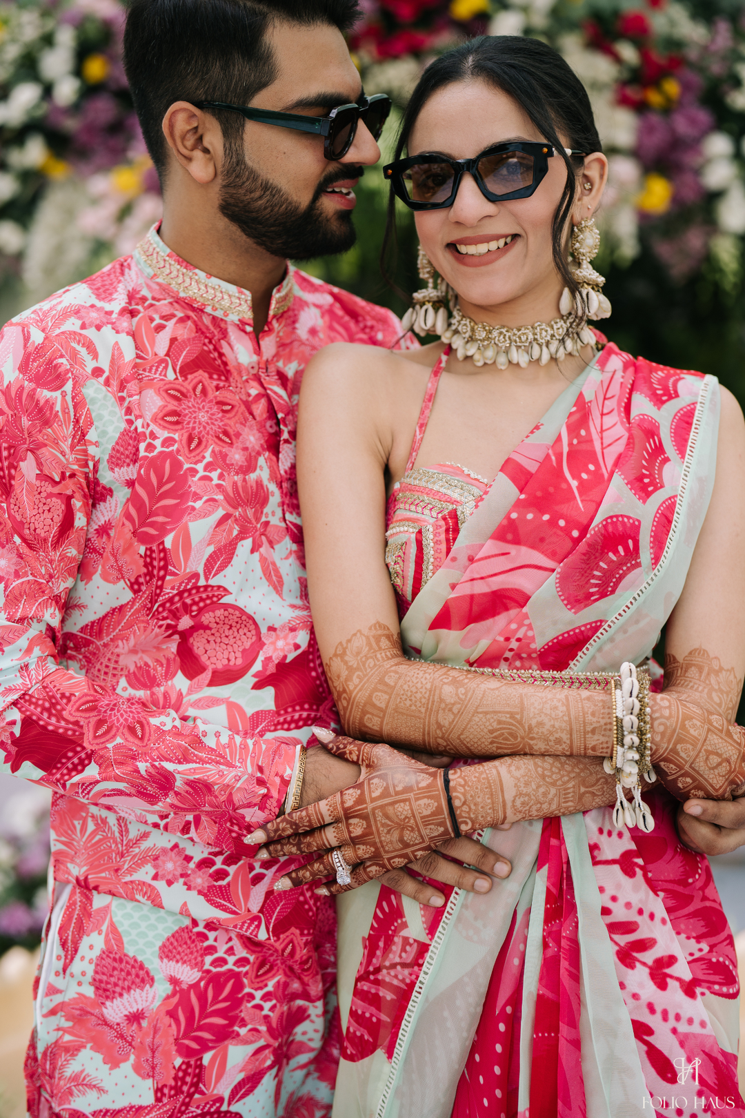 Ananya & Shubham In Romance Glam Saree & Romace Mens Kurta