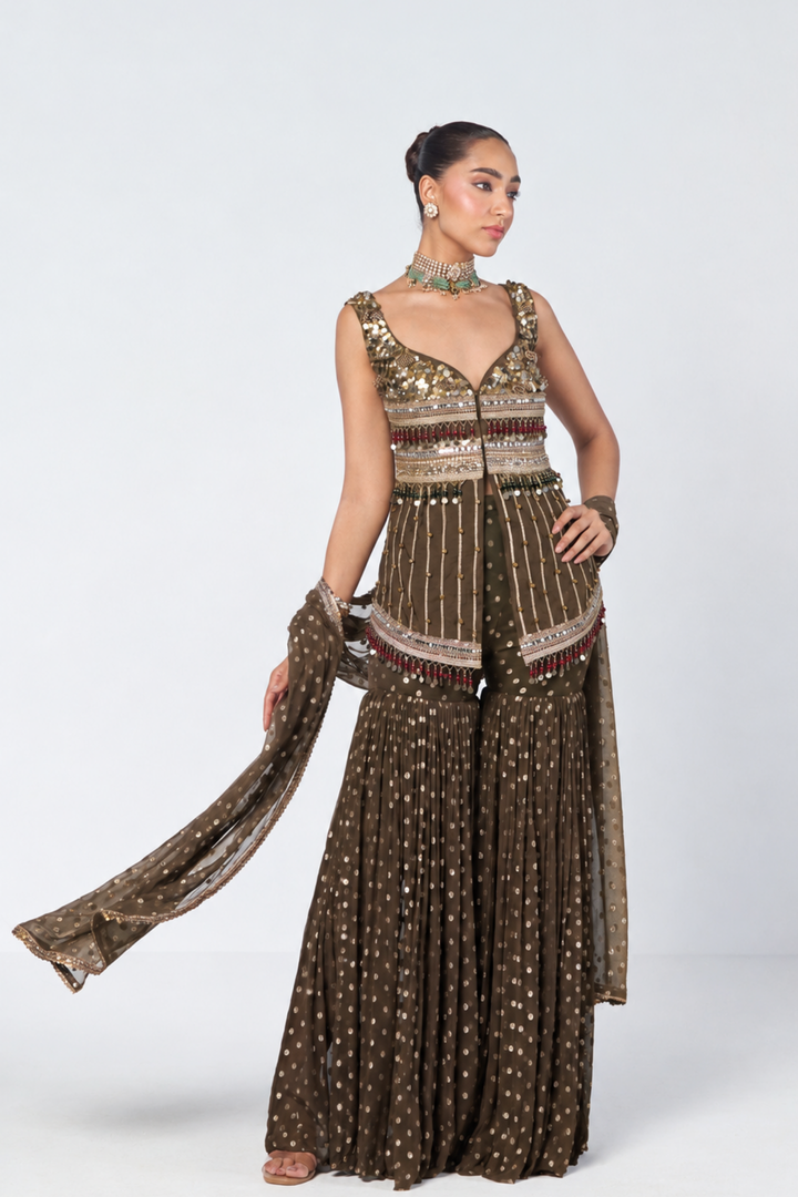 Ghungroo 2.0 Sharara Set