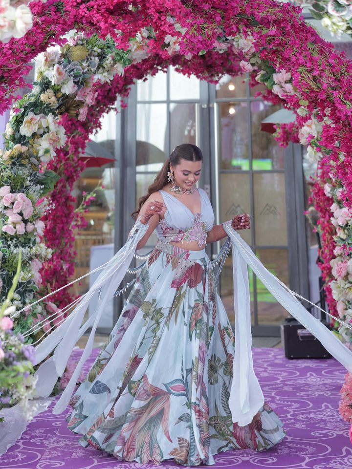 Simran Maheshwari in Icy Woo Lehanga