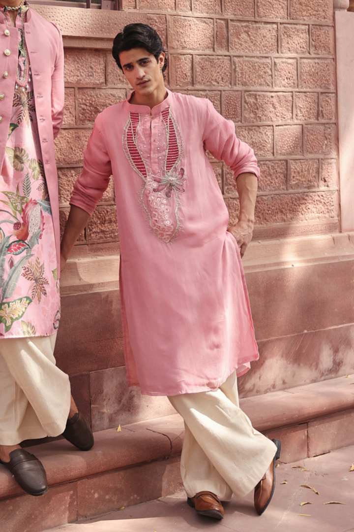 Blush Nawab kurta