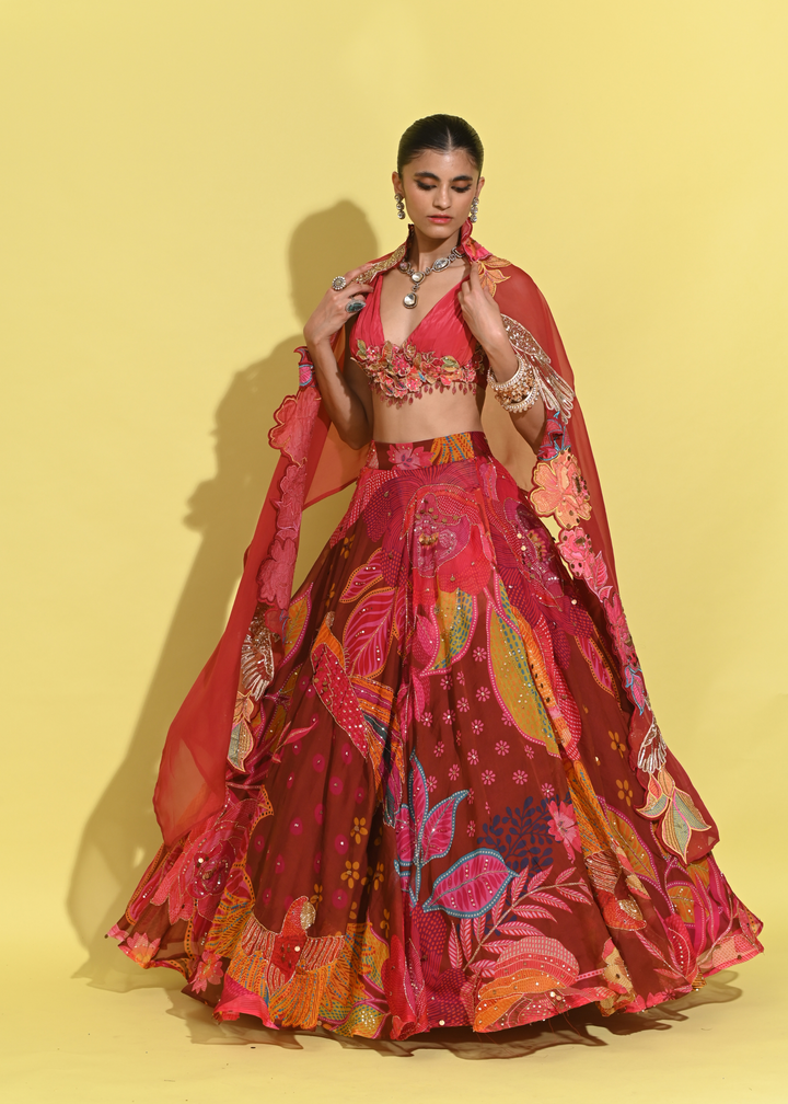 Ruby Woo Lehenga