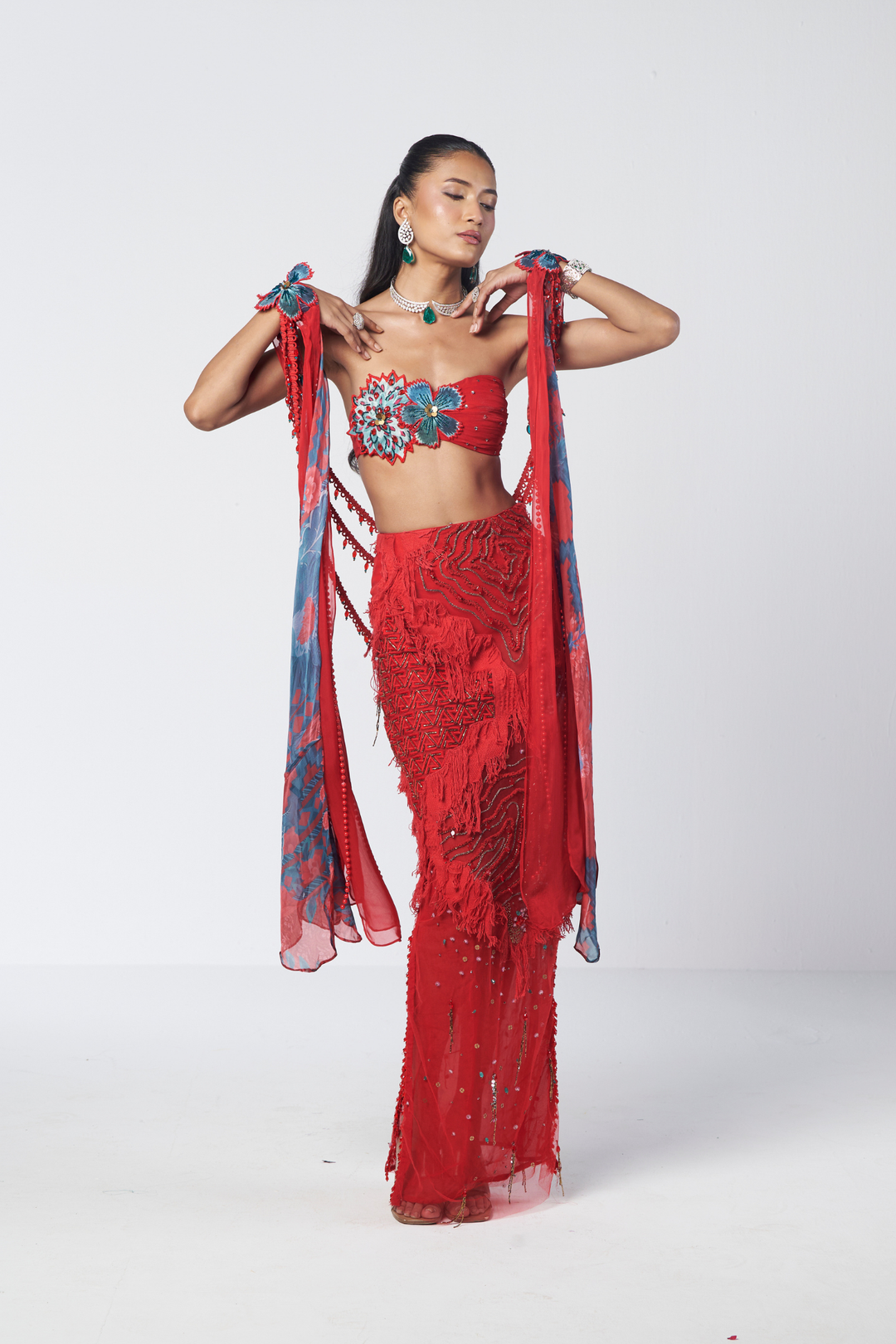 Scarlet Mehbooba Set