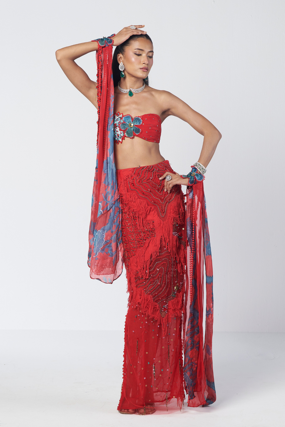 Scarlet Mehbooba Set