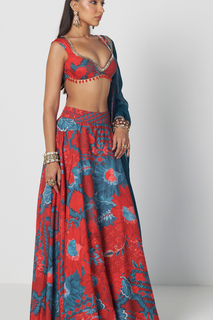 Tabasco  Boho Lehanga Set