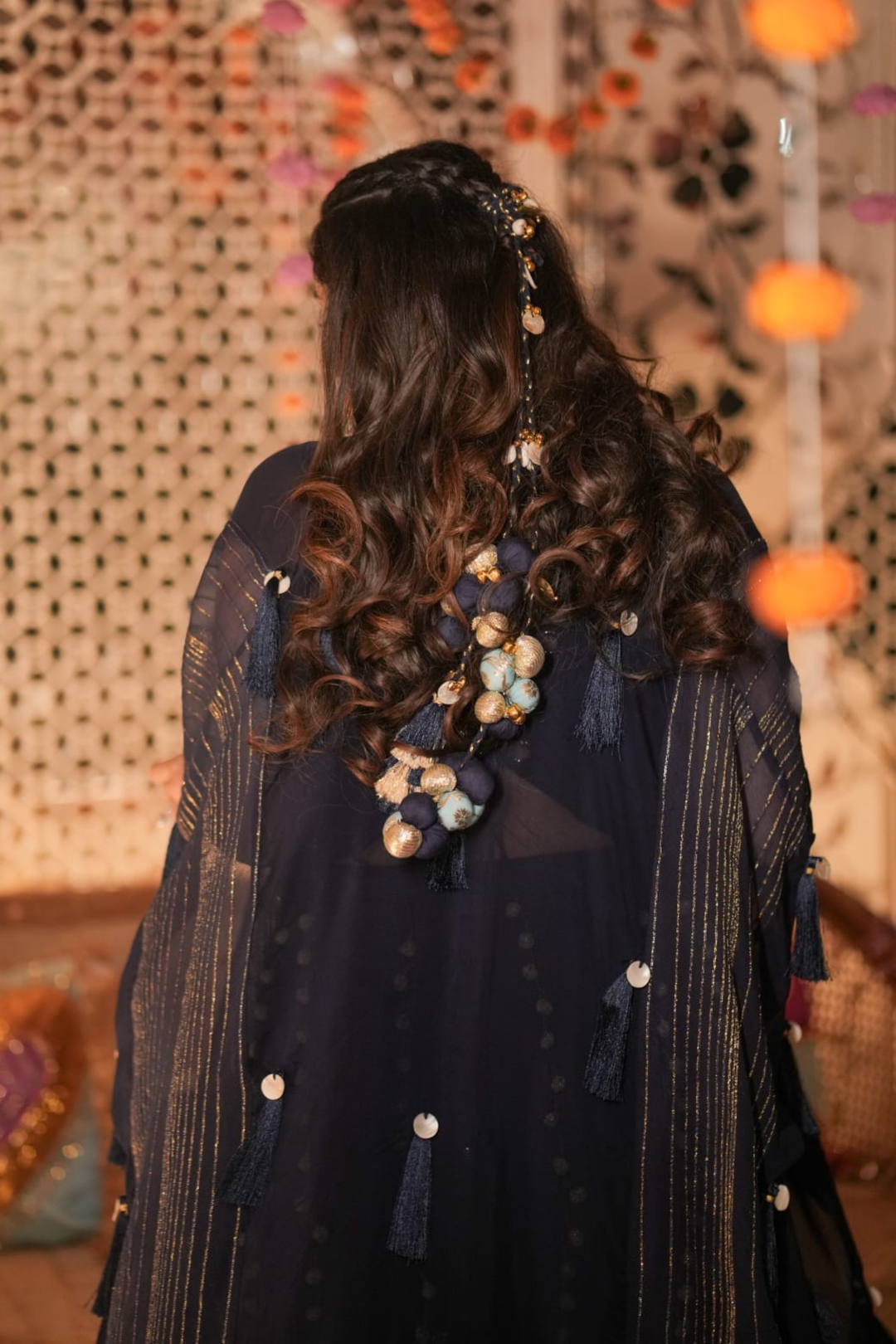 Asna & Vedant in custom imperial set and Indie imprium kurta set