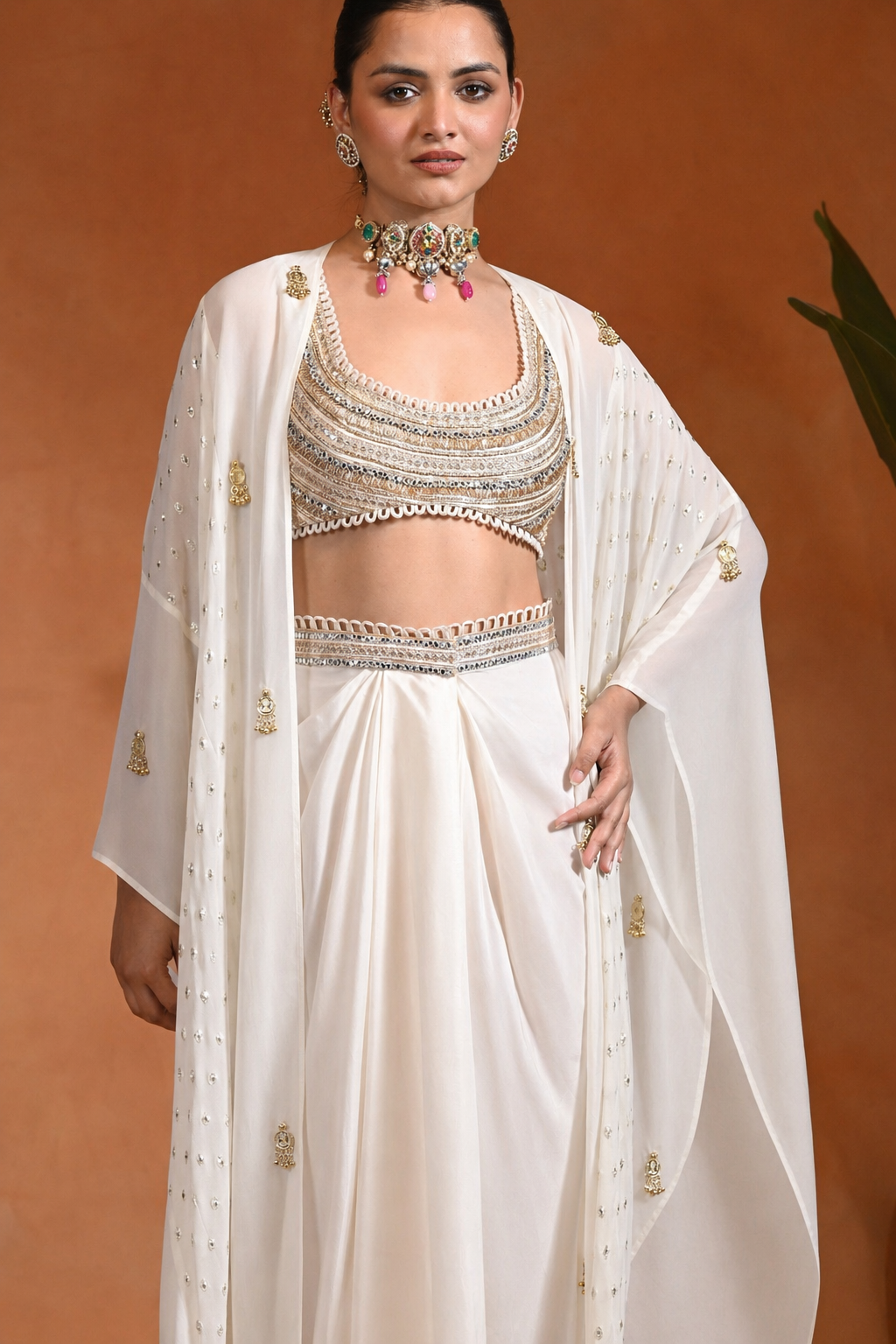 Ivory Karl Drape Set