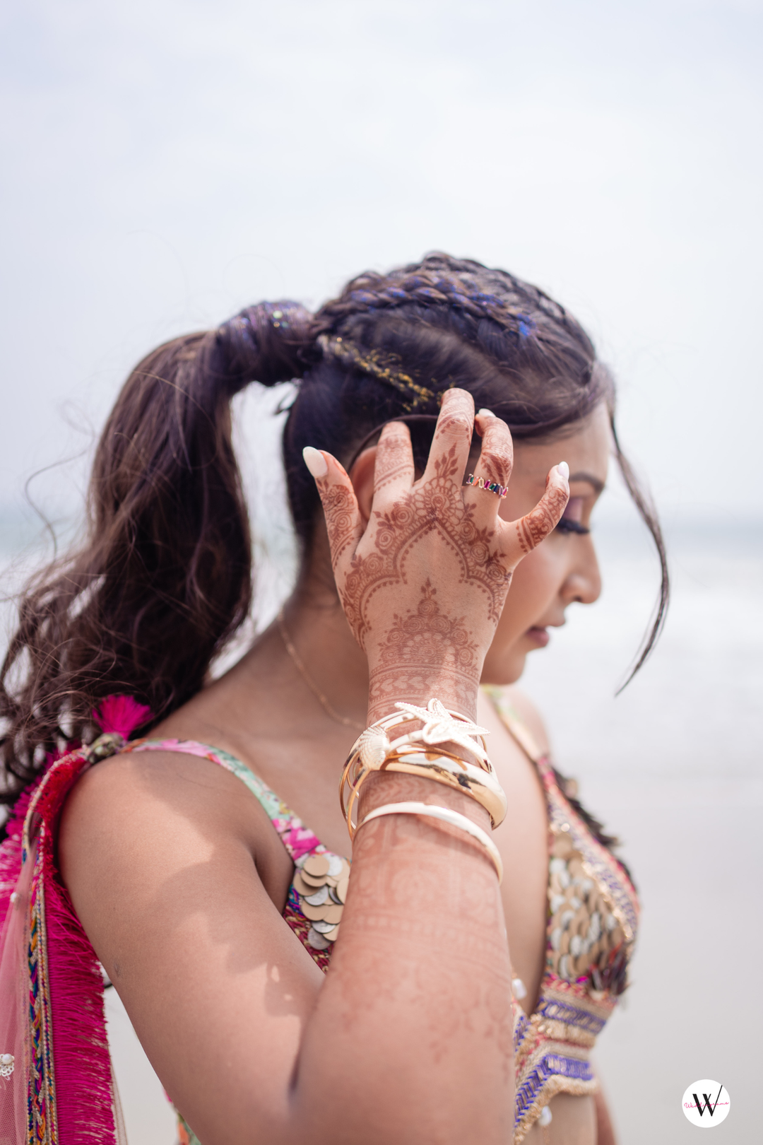 Avina in custom Jalpari set