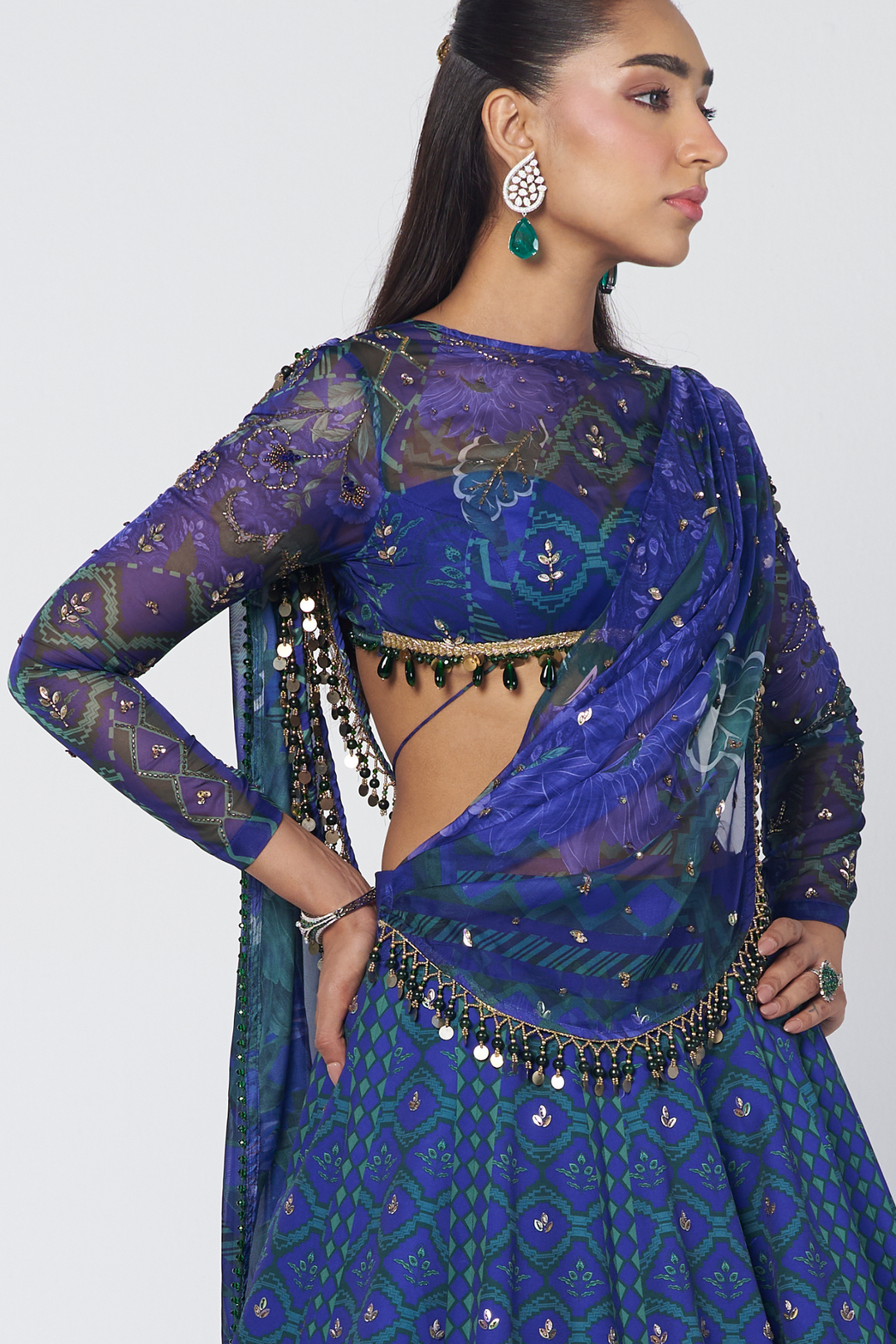 Dolly Drape  lehenga