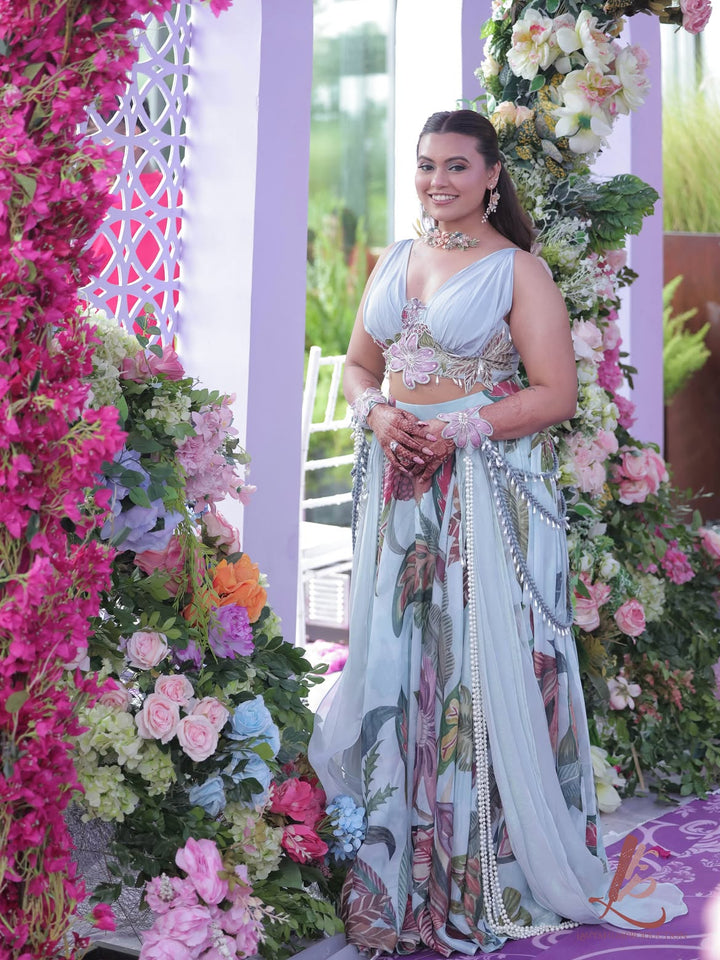 Simran Maheshwari in Icy Woo Lehanga