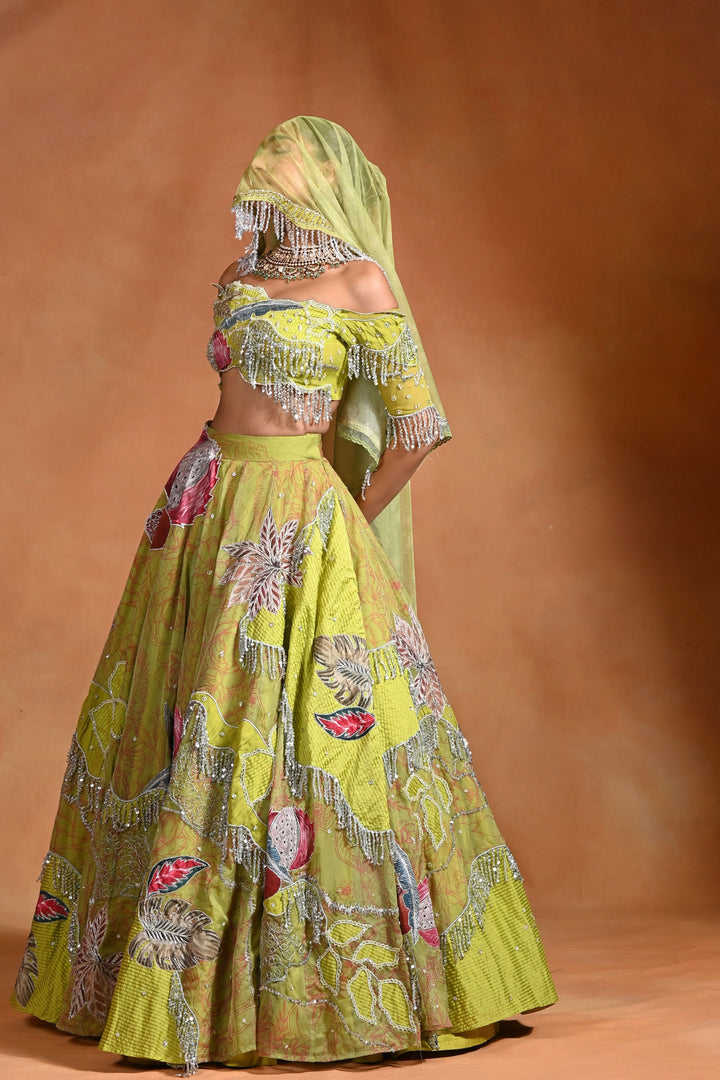 Brat Lime Lehenga