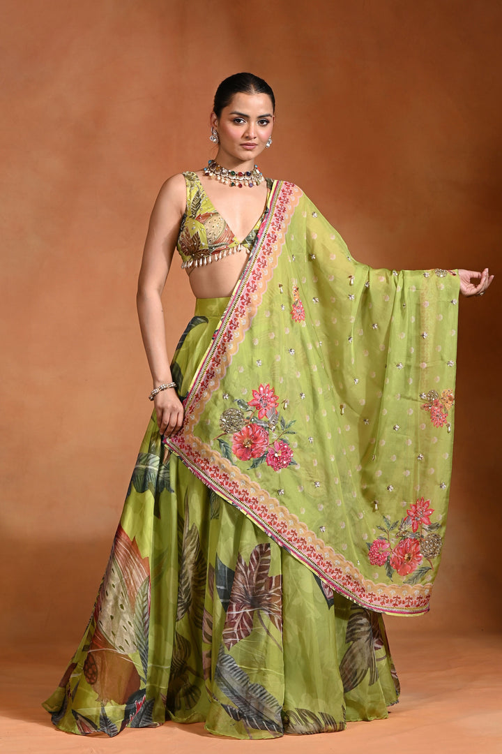 Kiwi Lehenga