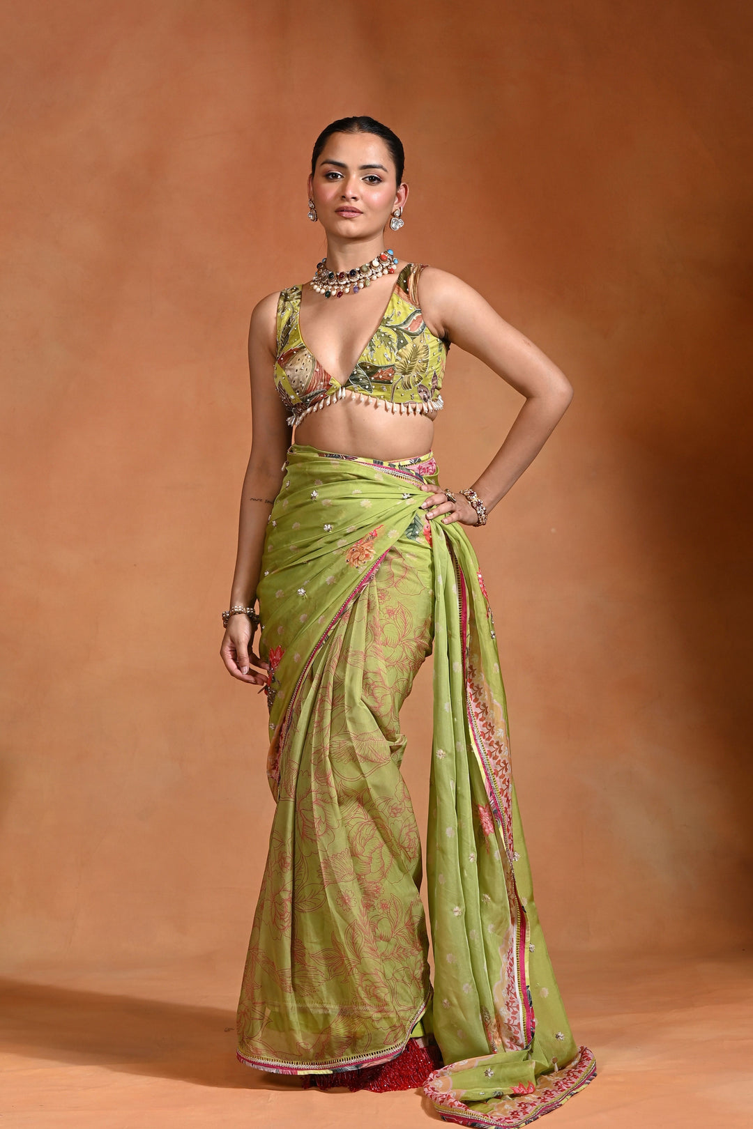 Brat Floral Saree