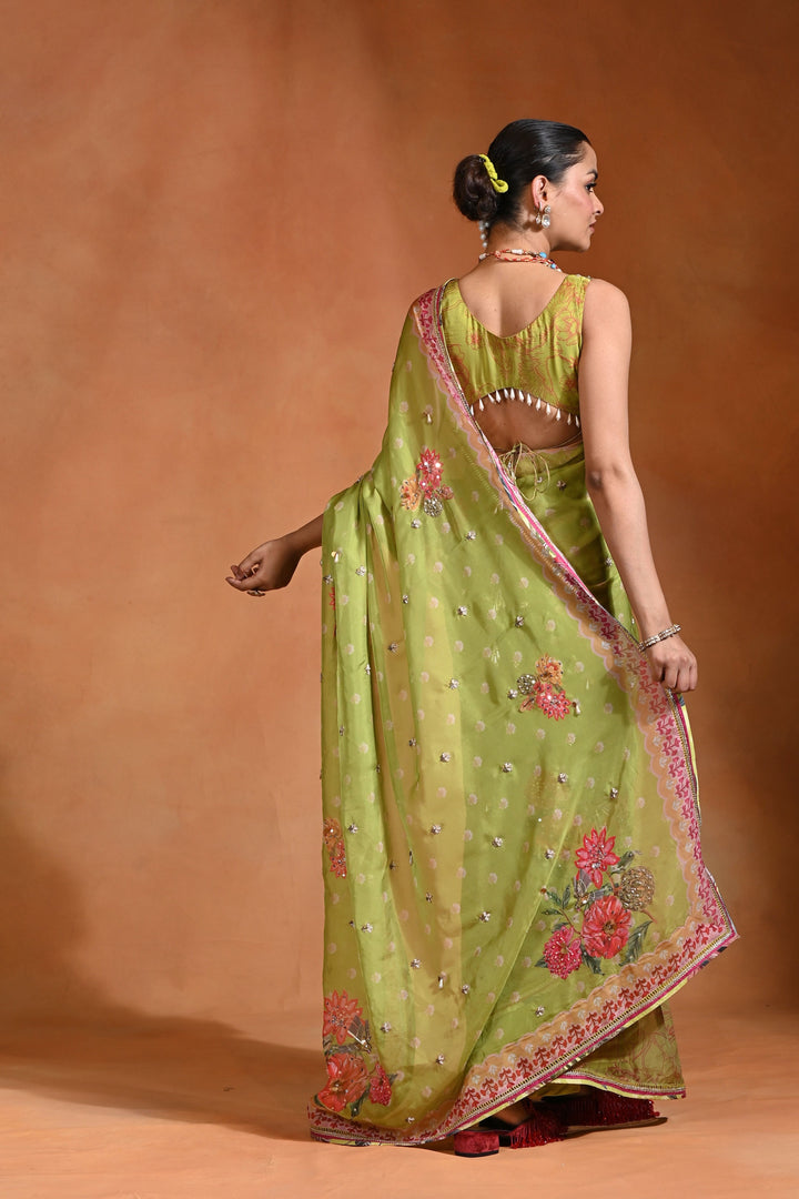 Brat Floral Saree