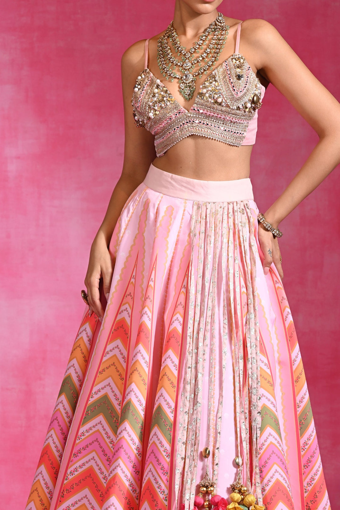 Mehar Tassel Lehenga