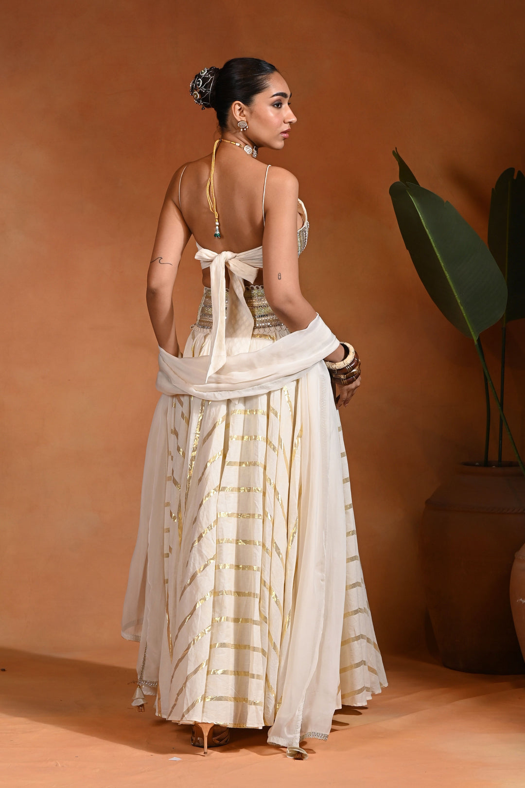 Zar Ivory Lehenga