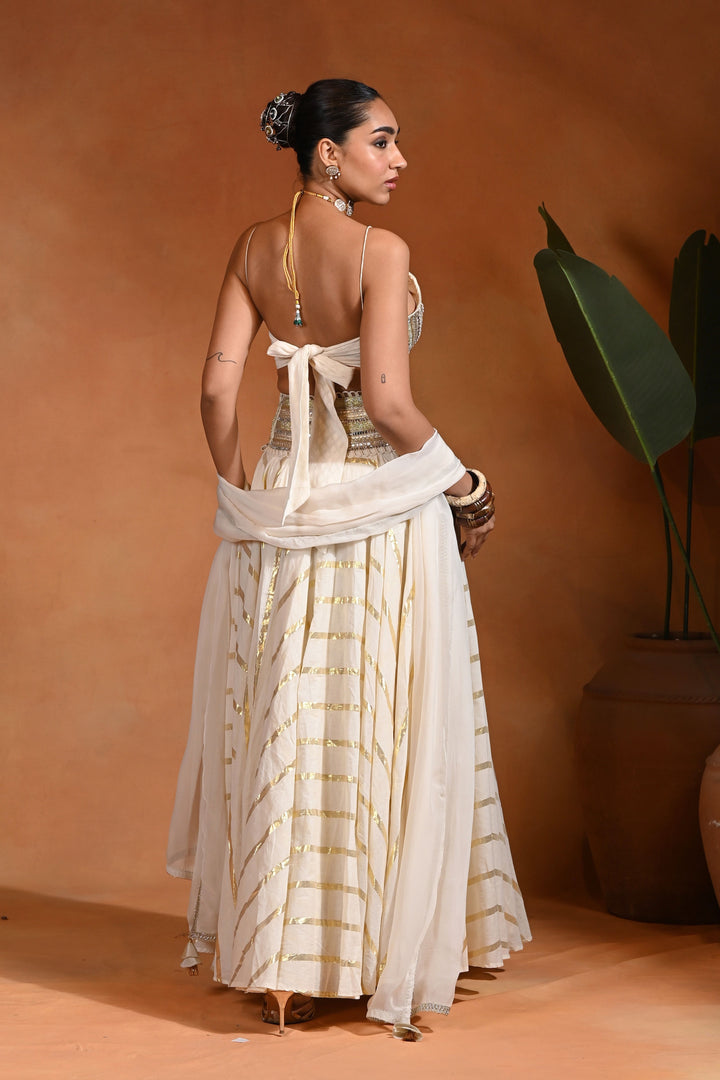 Zar Ivory Lehenga