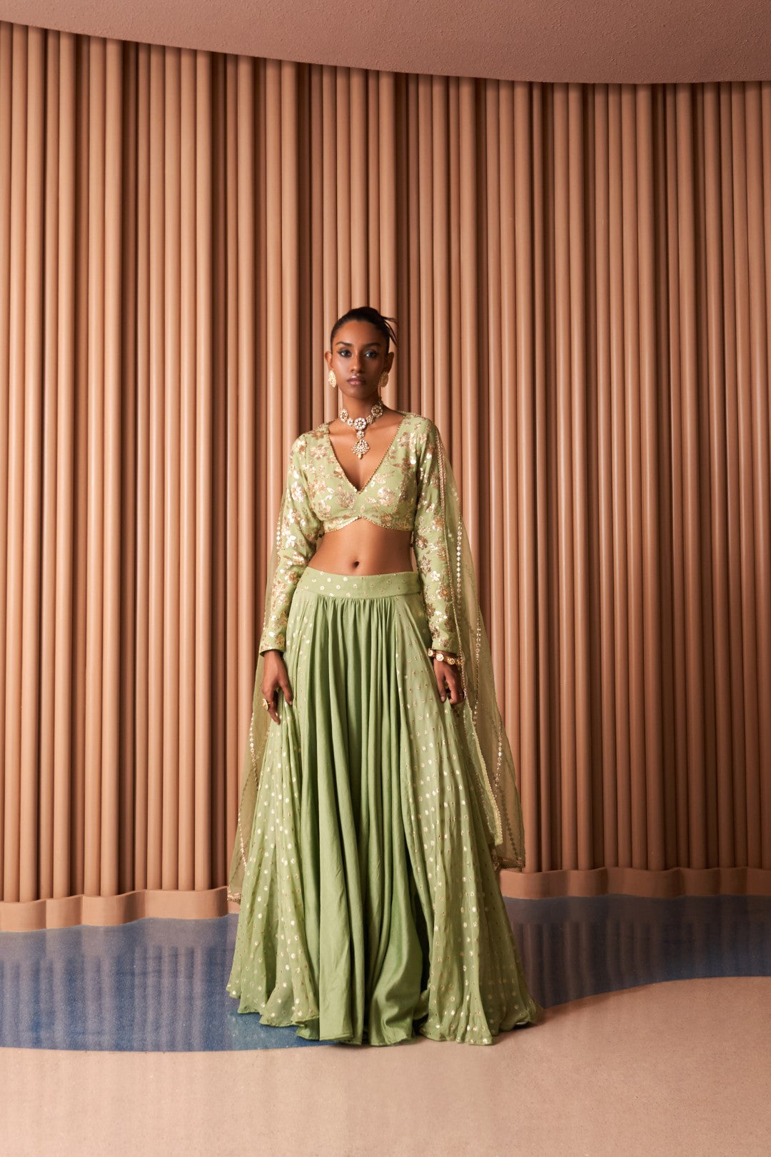 Sheer Swift Lehenga