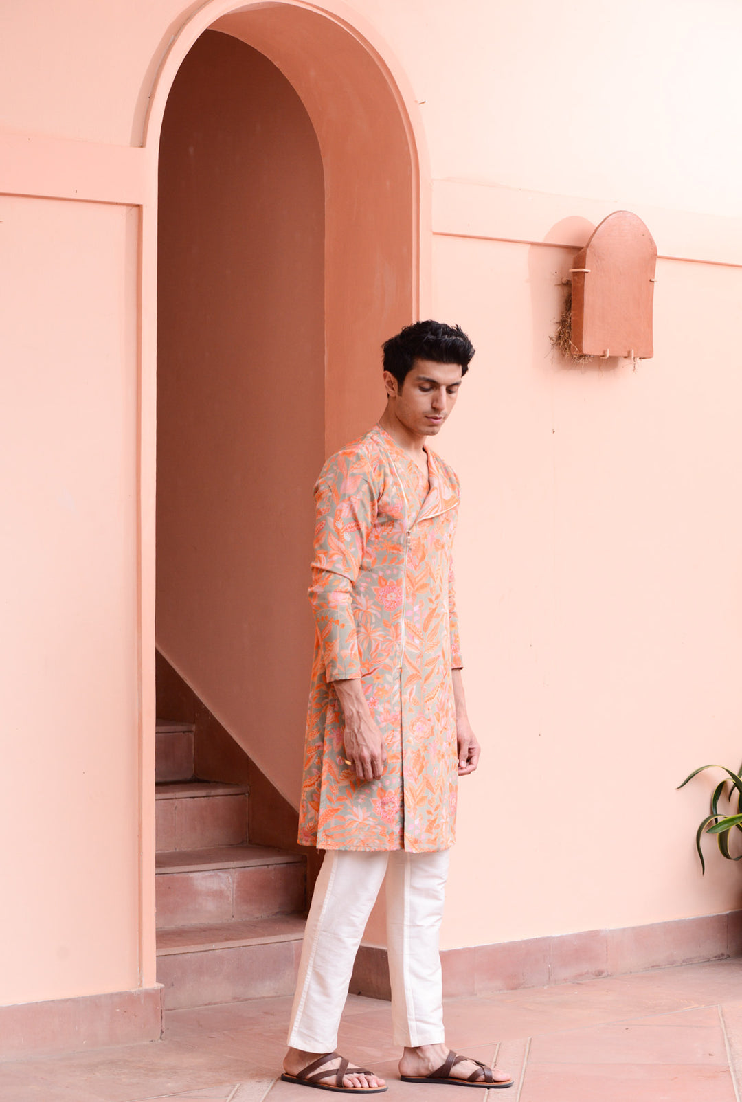 Flip Collar Kurta