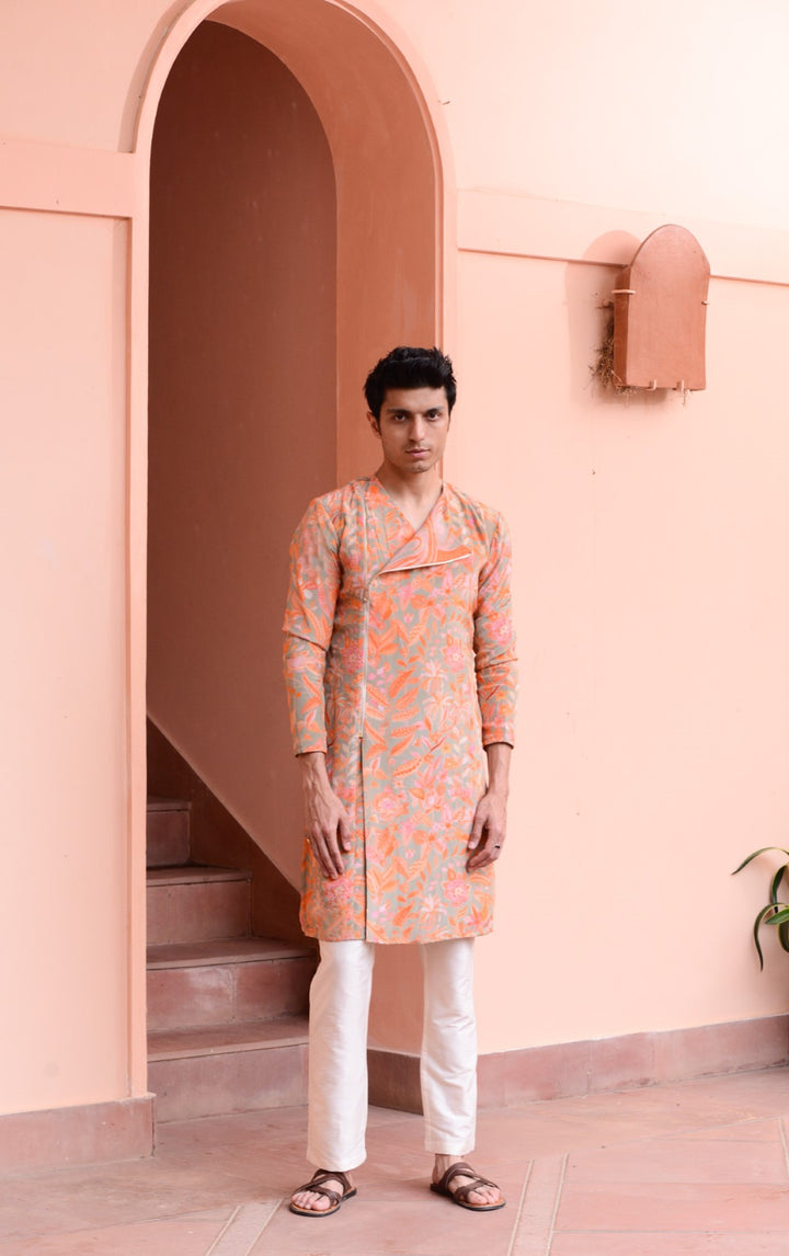 Flip Collar Kurta