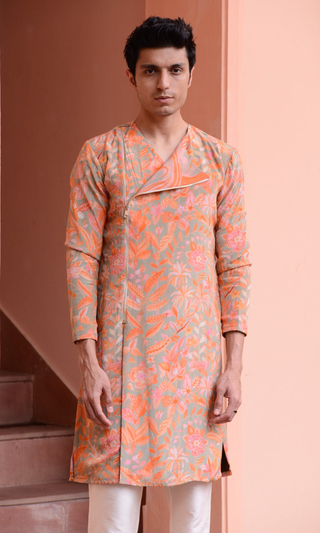 Flip Collar Kurta